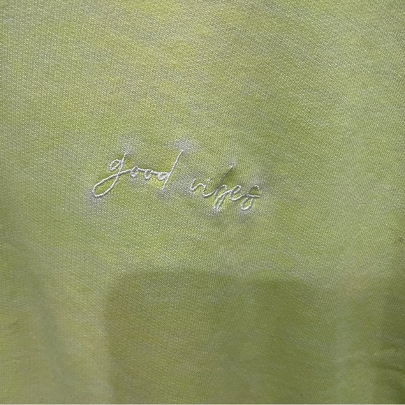 Free People Neon Yellow Cozy Cool Lounge T-Shirt - Picture 4 of 12